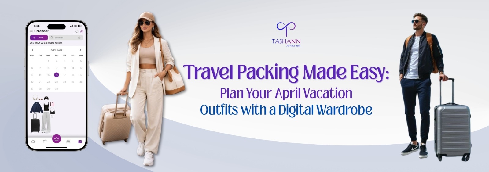 Travel Packing Made Easy: Plan Your April Vacation Outfits with a Digital Wardrobe