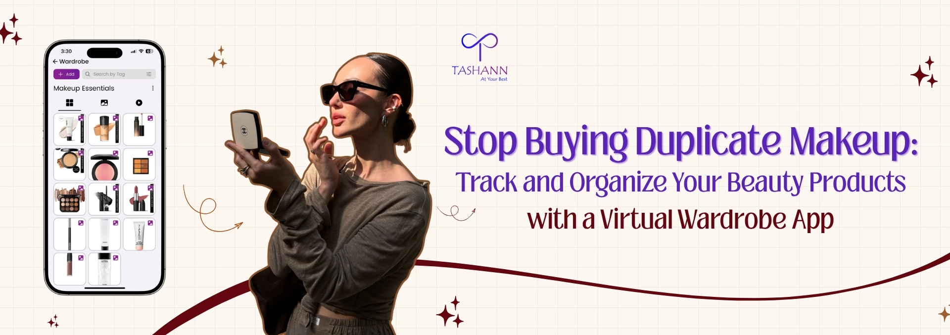 Stop Buying Duplicate Makeup: Track and Organize Your Beauty Products with a Virtual Wardrobe App