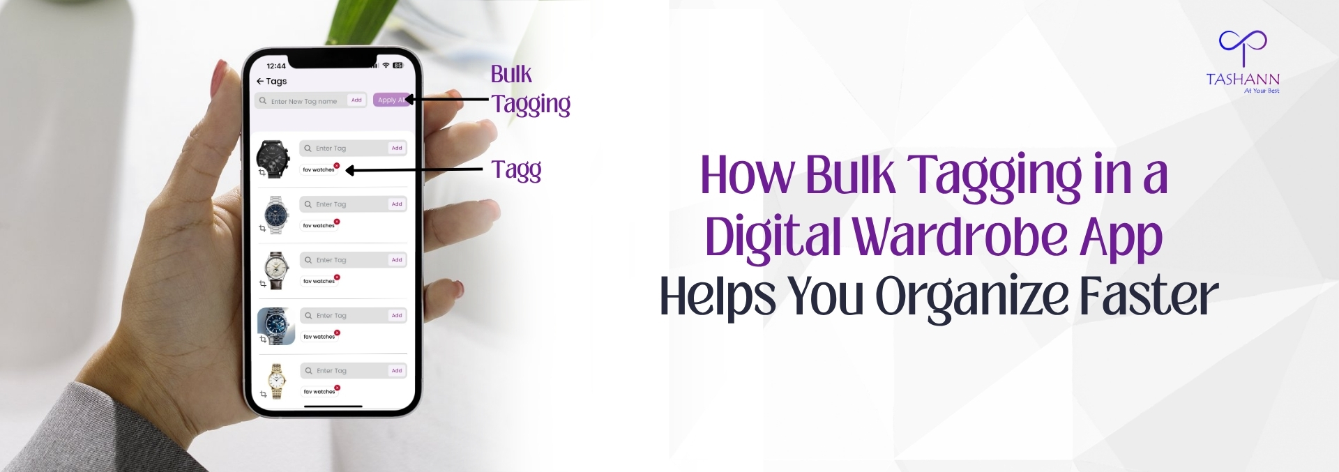 How Bulk Tagging in a Digital Wardrobe App Helps You Organize Faster